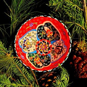 Hand-Painted Turkish Dipping Bowl